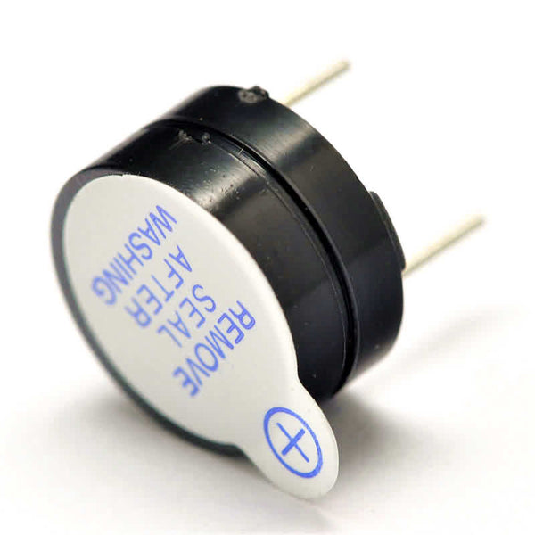 Through-hole Active Electro Magnetic Buzzer - Dia.: 12mm   H: 6.5mm 